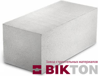 Блок пенобетонный (пеноблок) D-500 Bikton 625x500x200